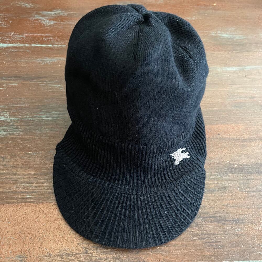 Burberry Women's Cotton & Wool Newsboy Cap Size 54 EU SMALL